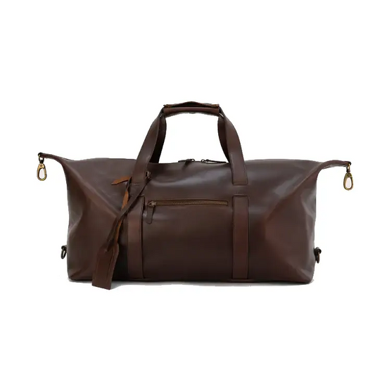 Vernier Store Full Grain Crazy Horse Leather Travel Duffel - 29" Premium Weekender Bag