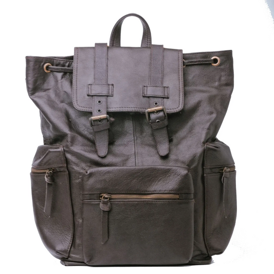 Vernier Store Leather Heritage Rucksack - Expedition Bag